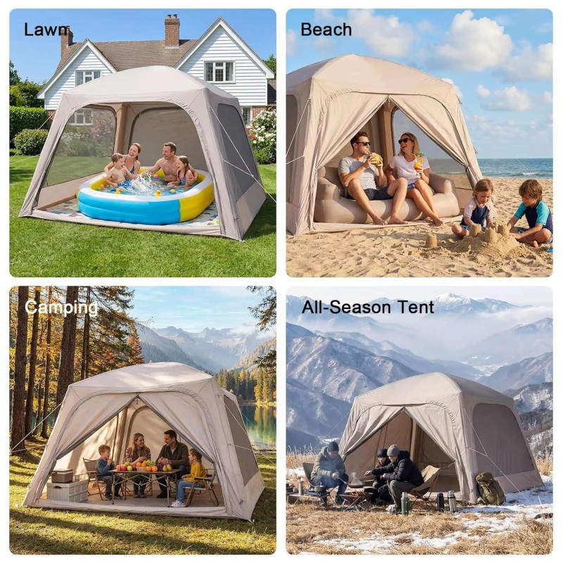 Inflatable Camping Tent – Family Waterproof