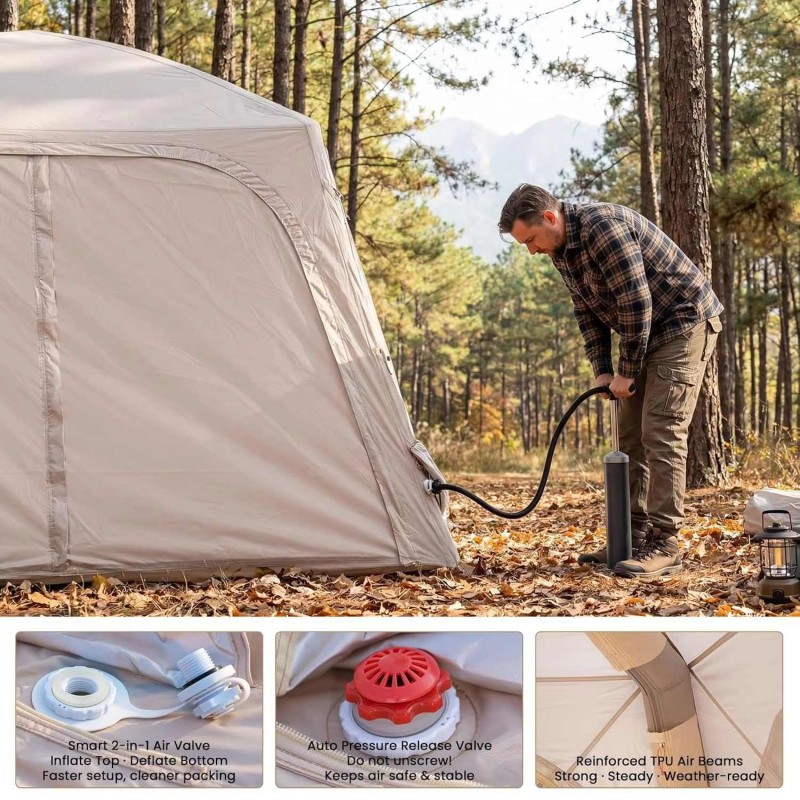 Inflatable Camping Tent – Family Waterproof