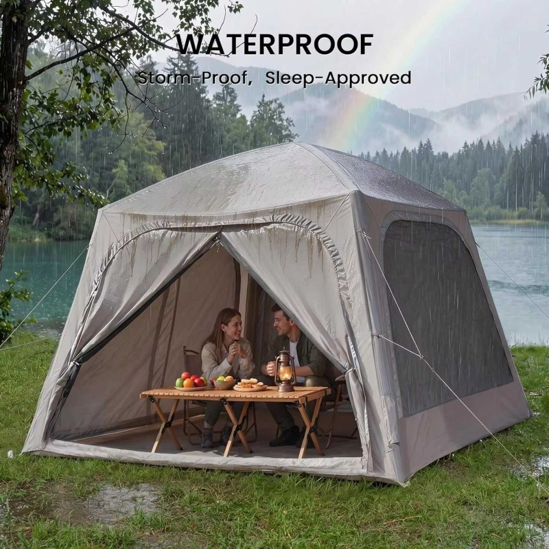 Inflatable Camping Tent – Family Waterproof